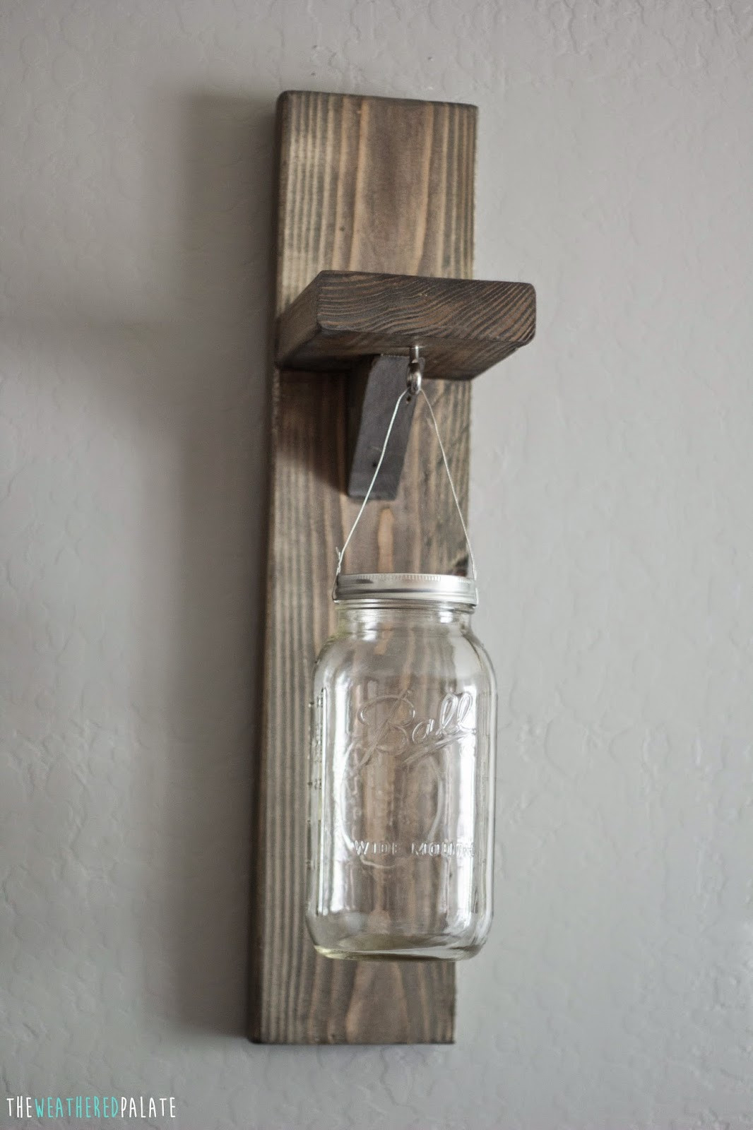 Best ideas about DIY Mason Jar Wall Sconce
. Save or Pin DIY Mason Jar Sconces Now.