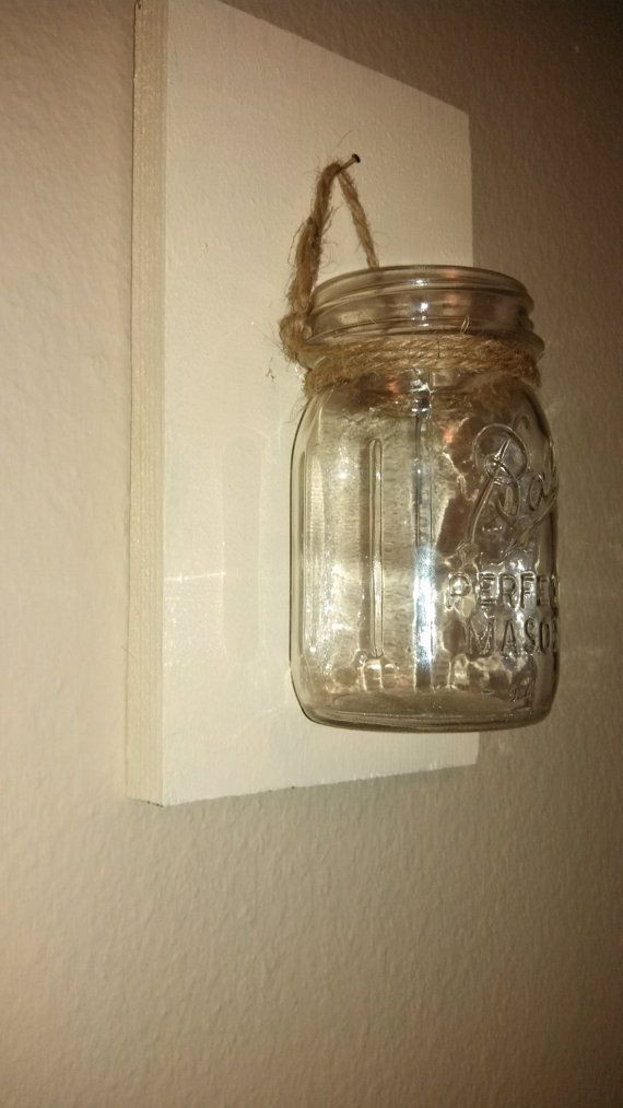 Best ideas about DIY Mason Jar Wall Sconce
. Save or Pin Wall Sconce Mason Jar with Twine Custom Color use for Now.