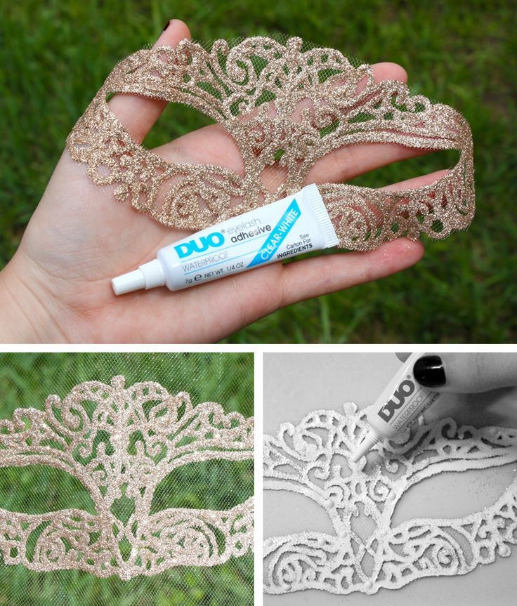 Best ideas about DIY Masquerade Mask Template
. Save or Pin DIY glitter masquerade mask use eyelash glue to make it Now.