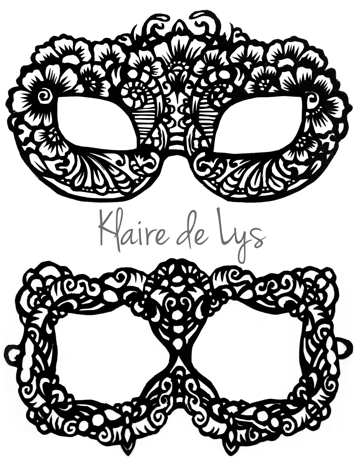 Best ideas about DIY Masquerade Mask Template
. Save or Pin TAD Lace Face Masks Now.