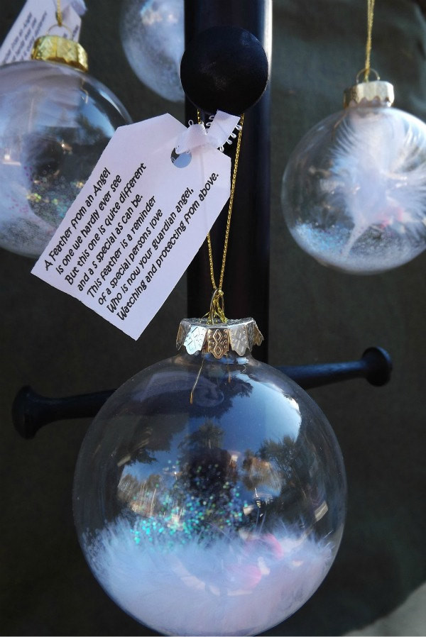 Best ideas about DIY Memorial Christmas Ornaments
. Save or Pin Angel feather ornament sympathy t or remberence t Now.