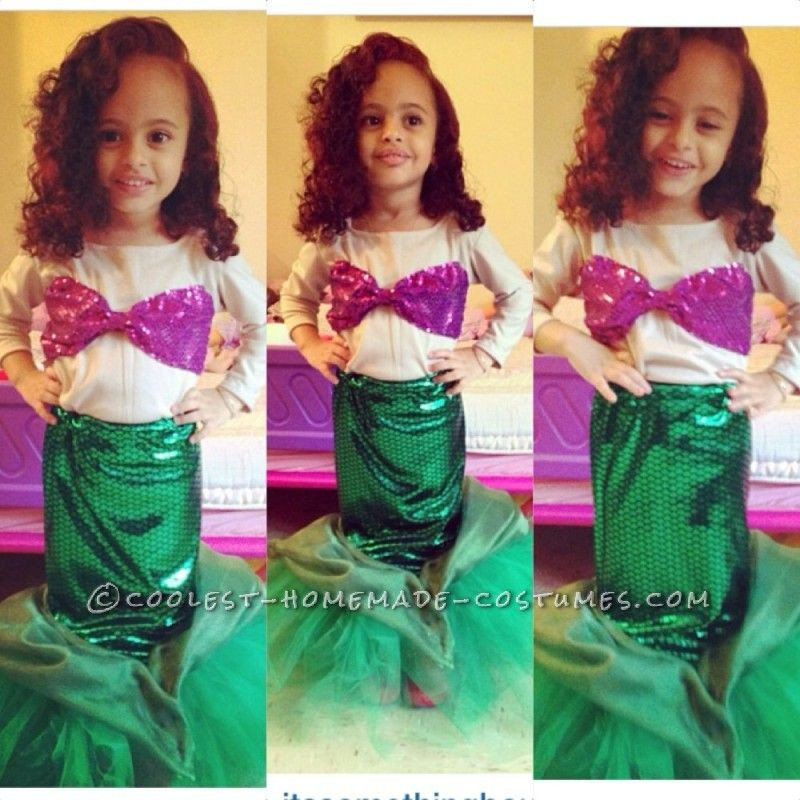 Best ideas about DIY Mermaid Costume Toddler
. Save or Pin Ariel The Little Mermaid DIY Costume for a Toddler Girl Now.