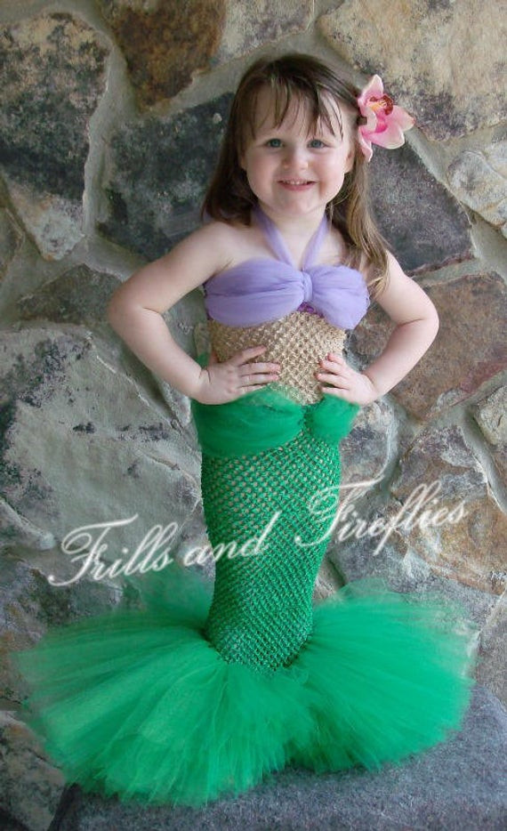Best ideas about DIY Mermaid Costume Toddler
. Save or Pin Items similar to Little Mermaid Tutu Costume Set w Flower Now.