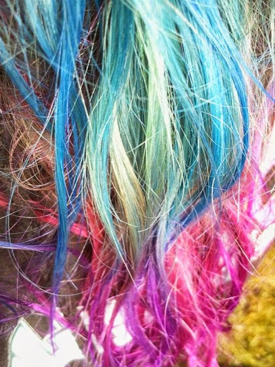 Best ideas about DIY Mermaid Hair
. Save or Pin Amelia s Allsorts Hair Story Part 3 DIY Mermaid Hair Now.