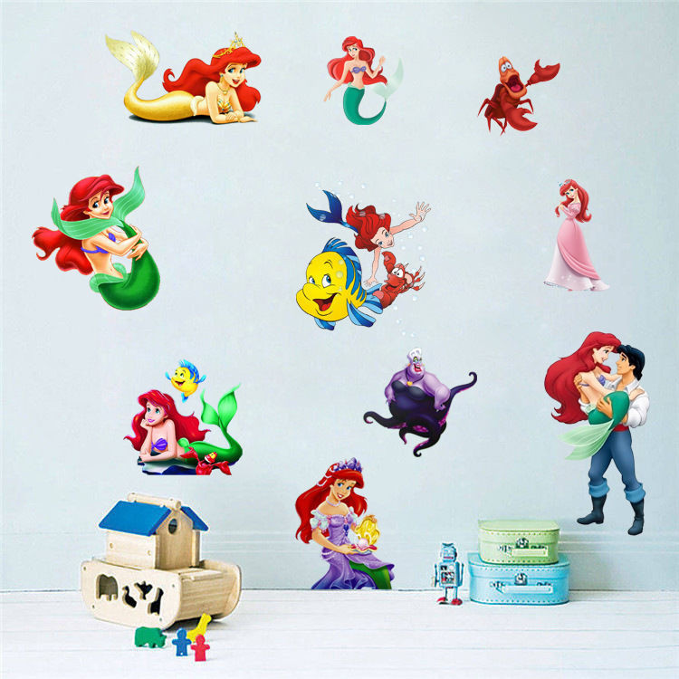 Best ideas about DIY Mermaid Room Decor
. Save or Pin DIY The Little Mermaid Princess Lovely Fishes Wall Sticker Now.