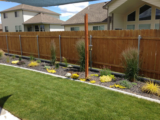 Best ideas about DIY Metal Fence
. Save or Pin Got Ugly Metal Fence Posts DIY Garden Project Cure Now.