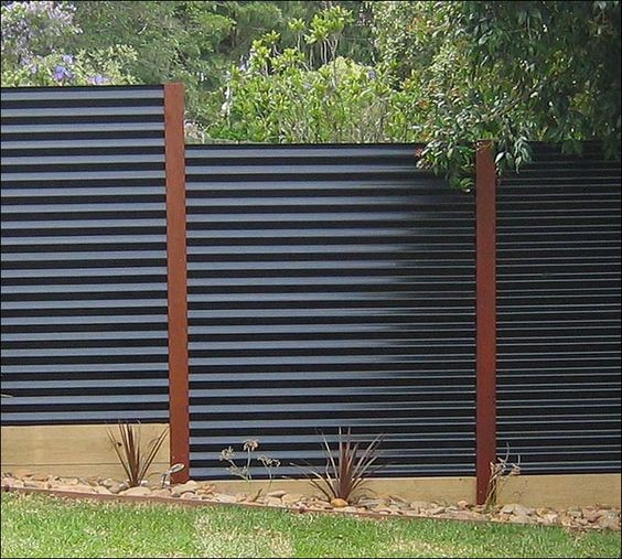 Best ideas about DIY Metal Fence
. Save or Pin DIY Corrugated Metal Fences Now.
