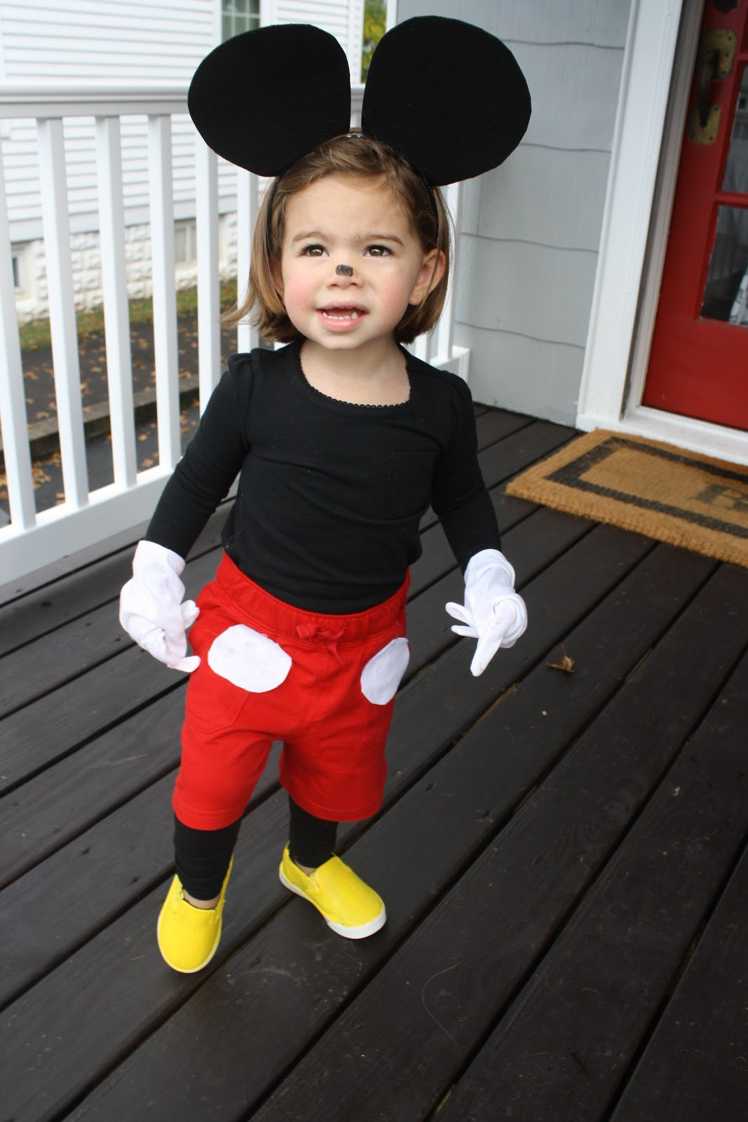 Best ideas about DIY Mickey Mouse Costume Toddler
. Save or Pin DIY Halloween Costume Mickey Mouse The Chirping Moms Now.