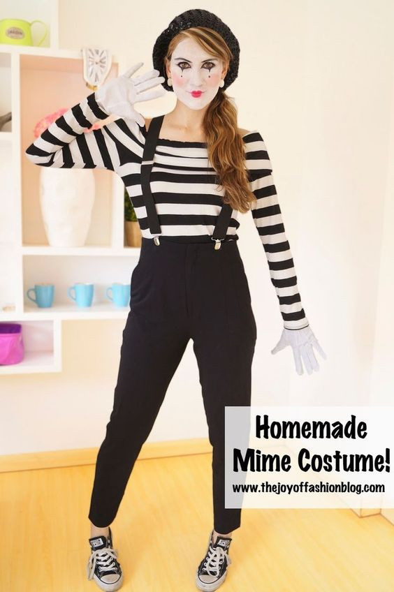 Best ideas about DIY Mime Costume
. Save or Pin 50 Last Minute Halloween Costume Ideas Now.