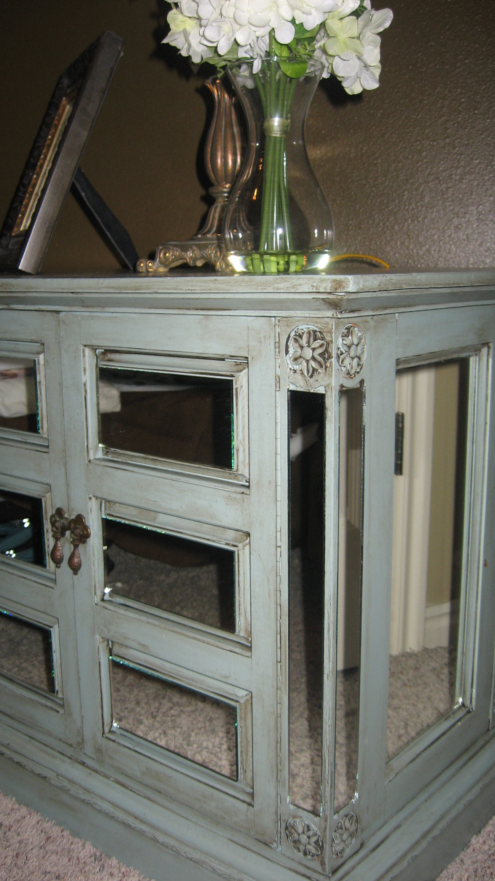 Best ideas about DIY Mirrored Nightstand
. Save or Pin Designed To The Nines Now.