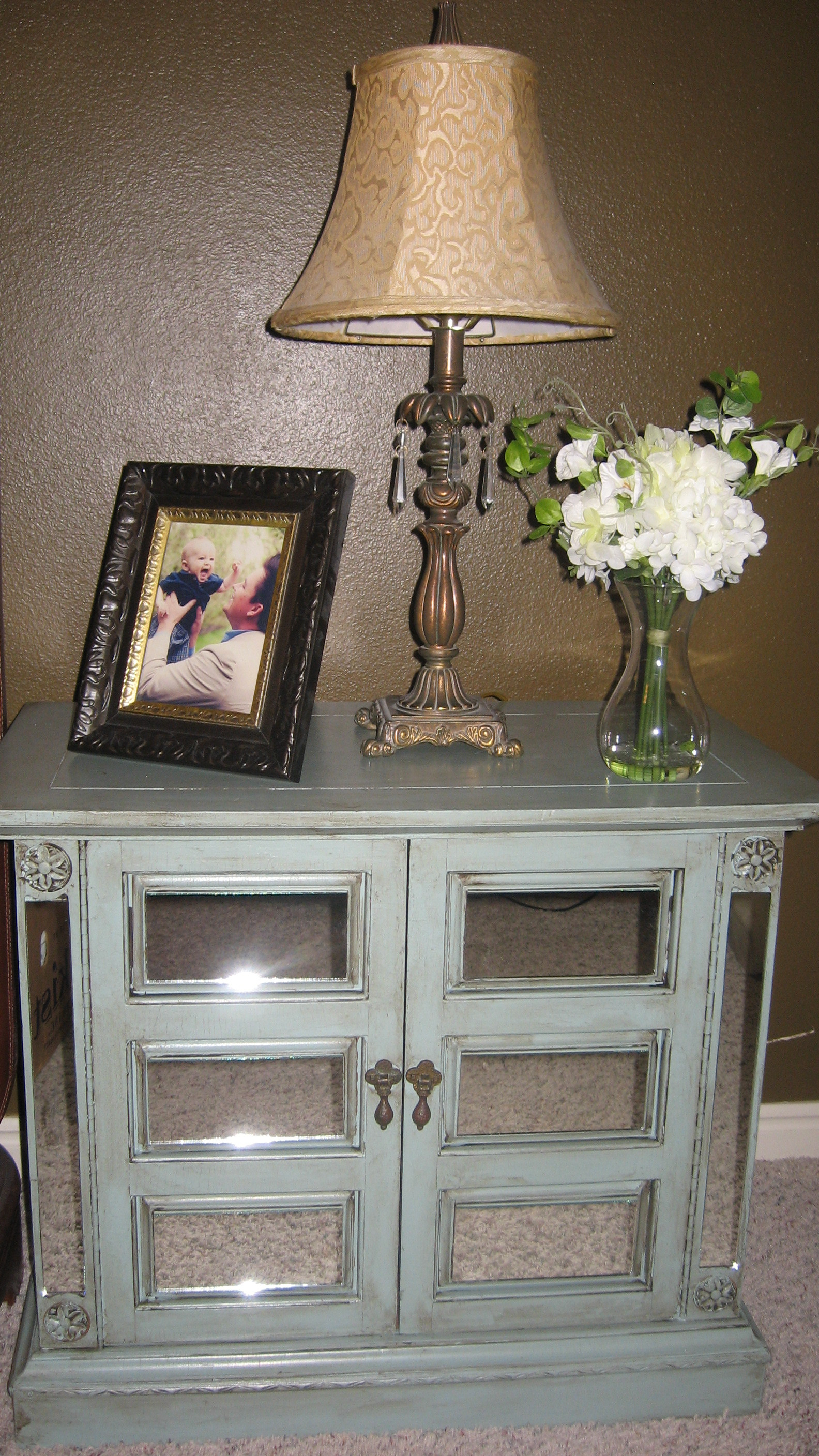 Best ideas about DIY Mirrored Nightstand
. Save or Pin Designed To The Nines Now.