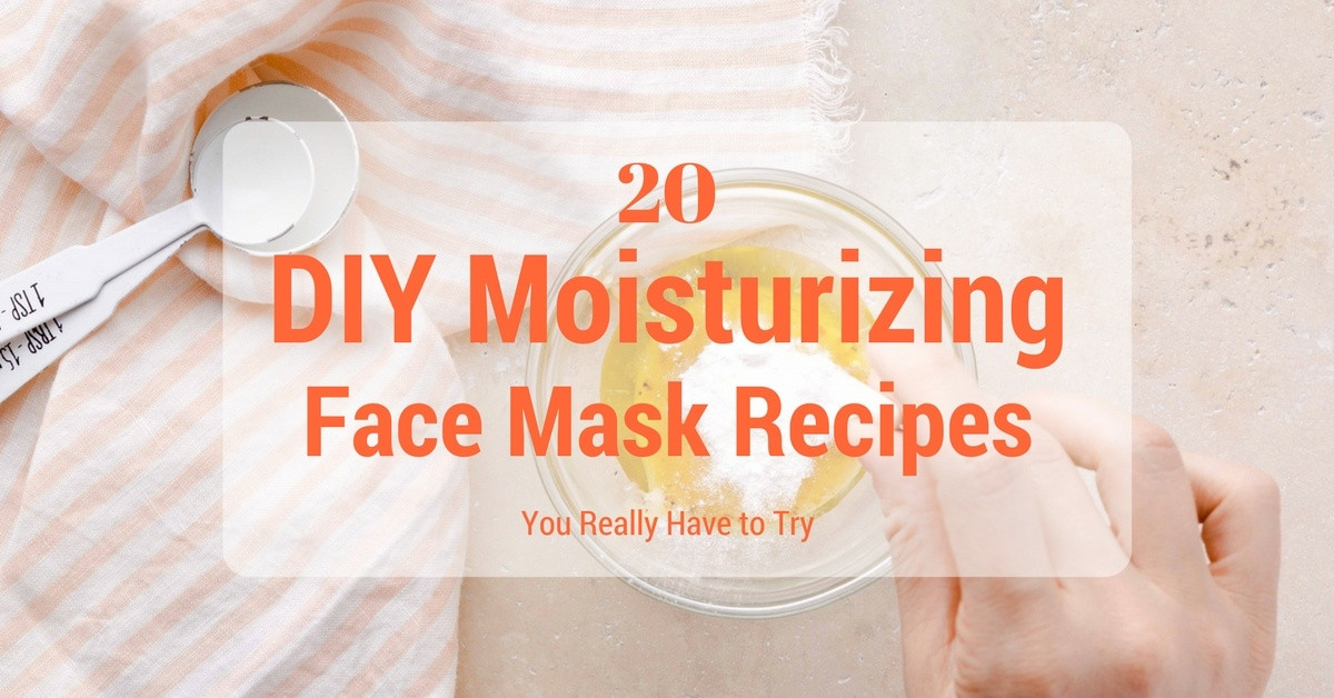 Best ideas about DIY Moisturizing Face Mask
. Save or Pin 20 DIY Moisturizing Face Mask Recipes You Really Have to Try Now.