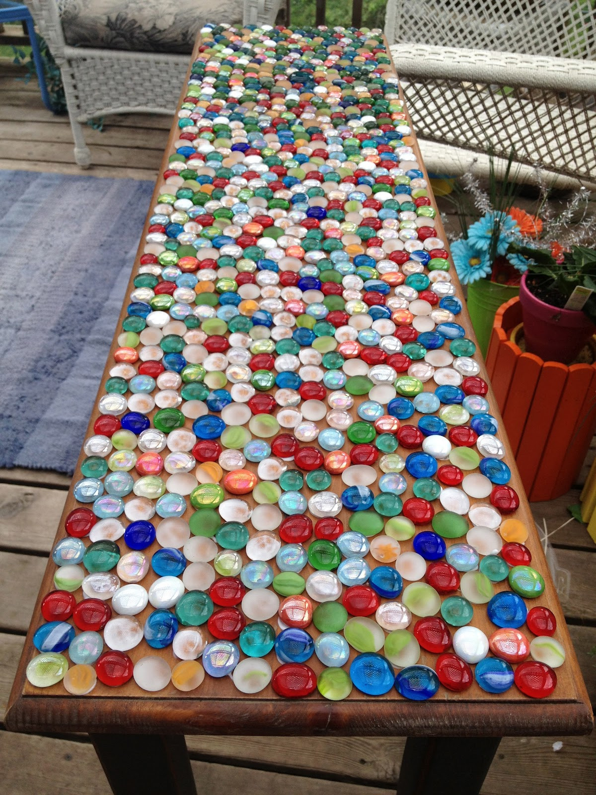 Best ideas about DIY Mosaic Table
. Save or Pin Junk Mail Gems DIY Marble Mosaic Table Top Now.