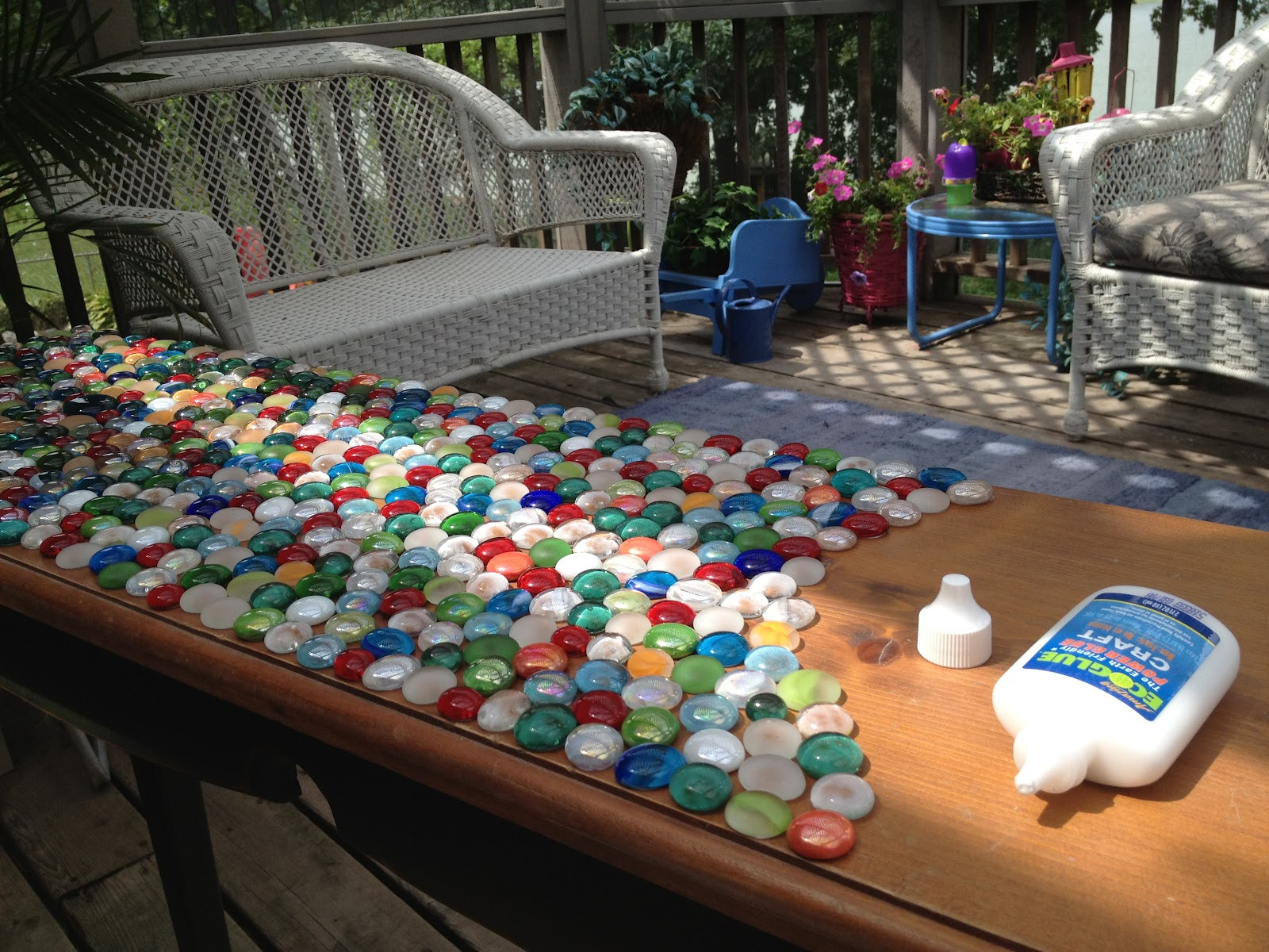 Best ideas about DIY Mosaic Table
. Save or Pin Junk Mail Gems DIY Marble Mosaic Table Top Now.