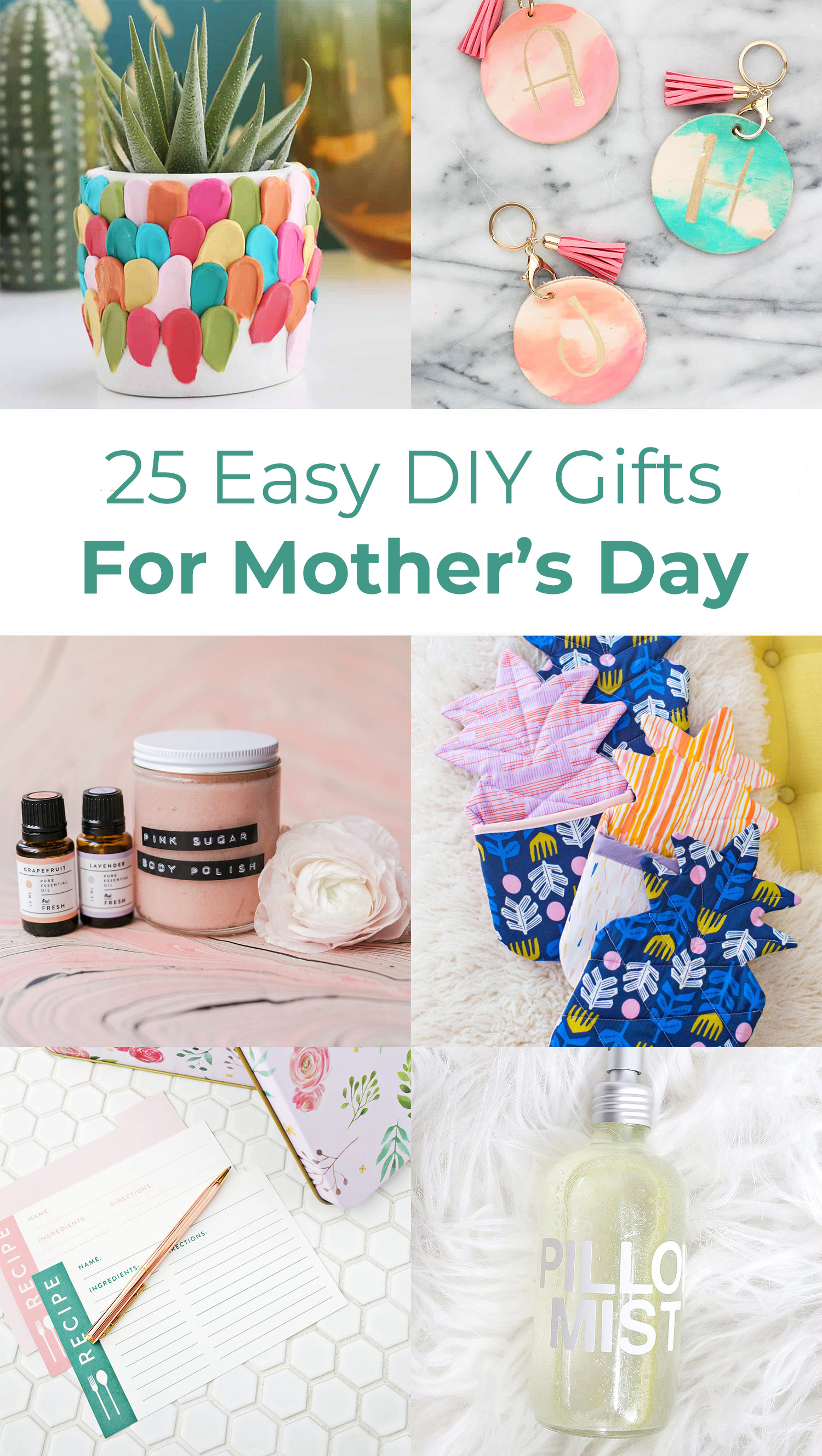 Best ideas about DIY Mother Day Gifts
. Save or Pin 25 Easy DIY Gift Ideas For Mother s Day A Beautiful Mess Now.