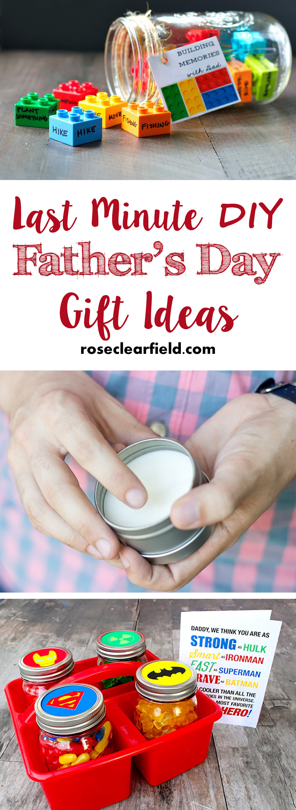 Best ideas about DIY Mother'S Day Gift Ideas
. Save or Pin Last Minute DIY Father s Day Gift Ideas • Rose Clearfield Now.