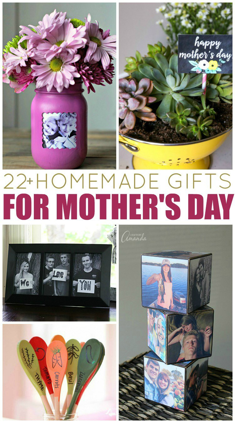 Best ideas about DIY Mother'S Day Gift Ideas
. Save or Pin 20 Homemade Gift Ideas for Mother s Day My Mom Made That Now.