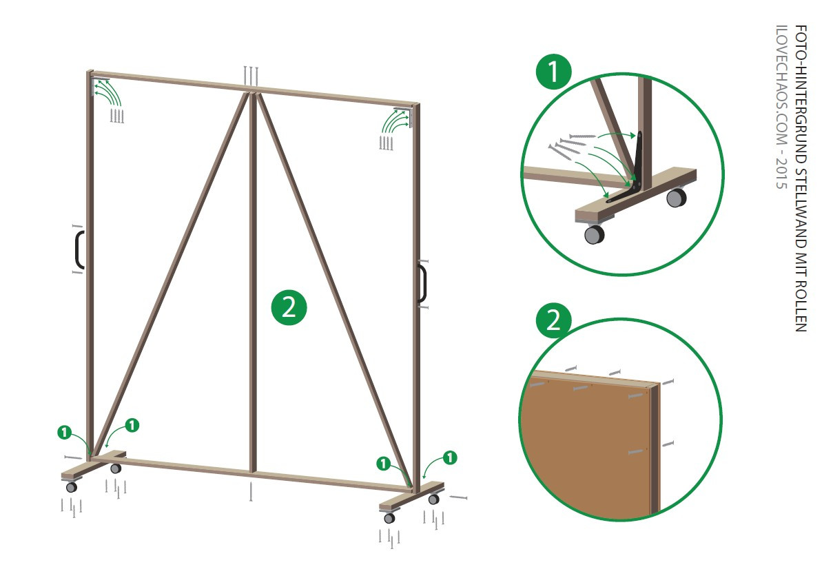 Best ideas about DIY Movable Wall On Wheels
. Save or Pin Build A Background Wall Wheels DIY graphy Now.