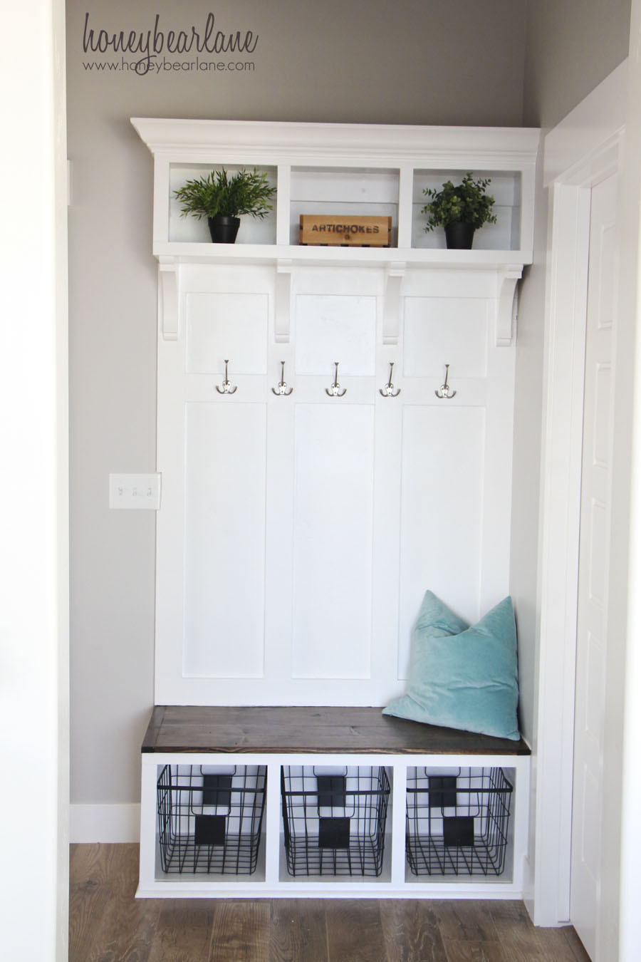 Best ideas about DIY Mudroom Bench Plans
. Save or Pin DIY Mudroom Bench Part 2 HoneyBear Lane Now.