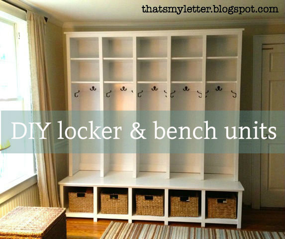 Best ideas about DIY Mudroom Bench Plans
. Save or Pin That s My Letter DIY Square Mudroom Bins Now.