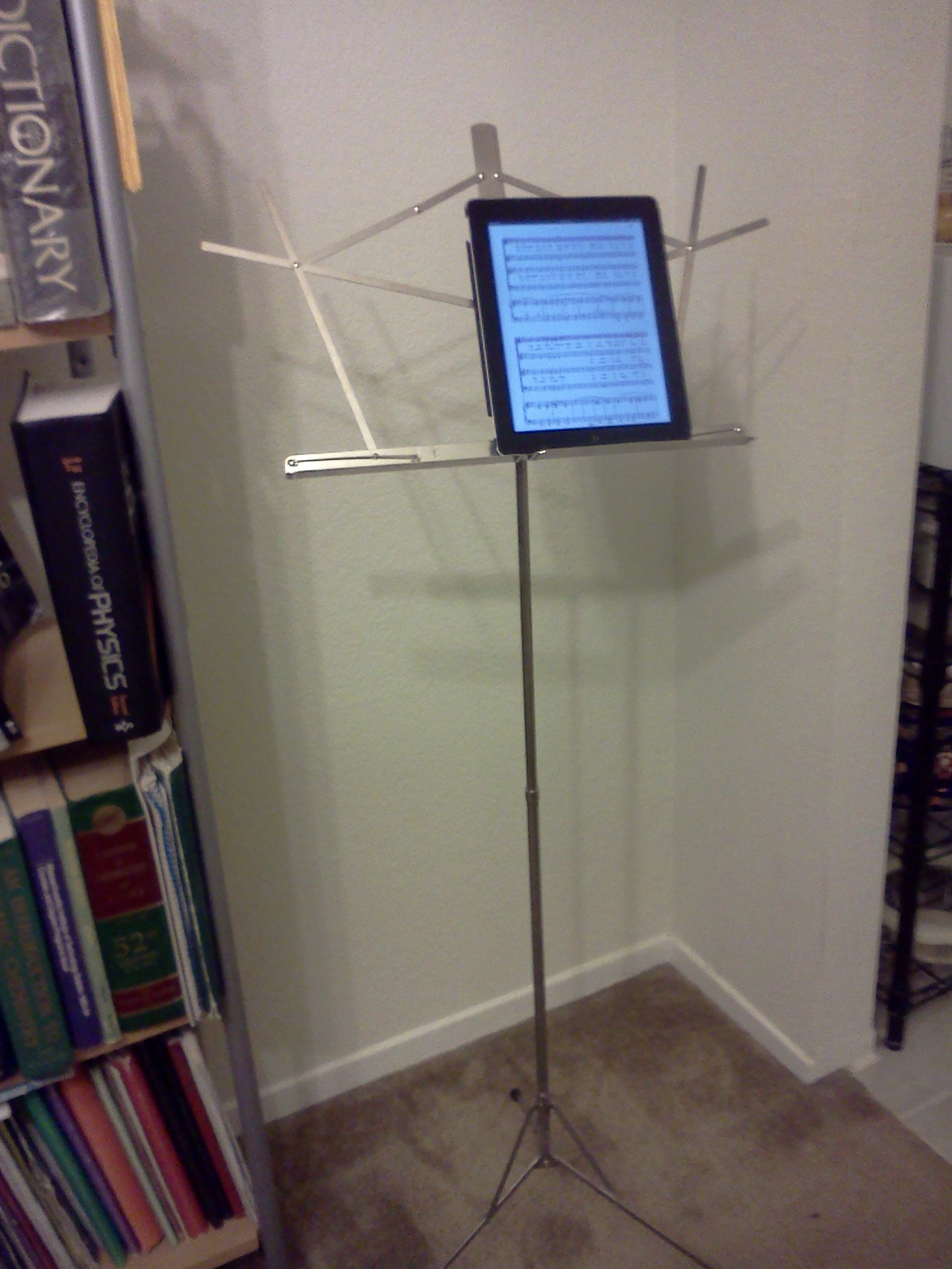 Best ideas about DIY Music Stand
. Save or Pin Do it yourself magnetic iPad tablet case to mount on a Now.