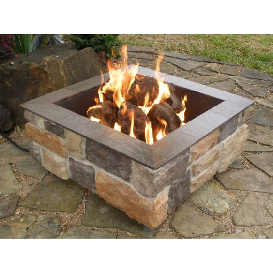 Best ideas about DIY Natural Gas Fire Pit
. Save or Pin Love this square edge natural gas firepit Now.
