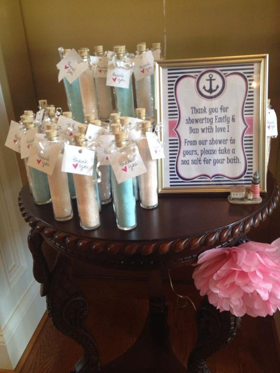 Best ideas about DIY Nautical Baby Shower Favors
. Save or Pin Nautical Baby Shower Favor Sea Salt for your bath Now.