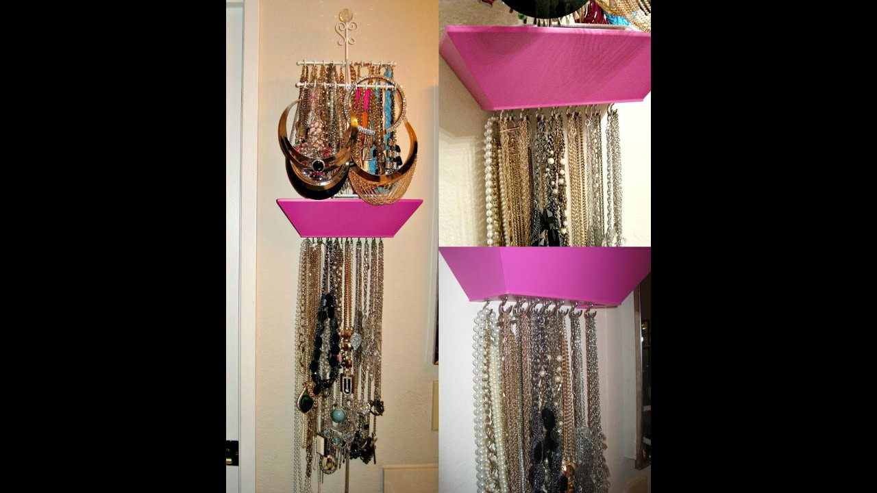 Best ideas about DIY Necklace Stand
. Save or Pin DIY Jewelry Necklace holder Now.
