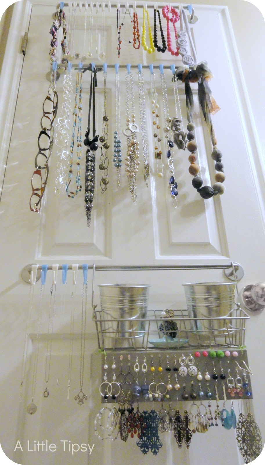 Best ideas about DIY Necklace Storage
. Save or Pin DIY Jewelry Organizer A Little Tipsy Now.