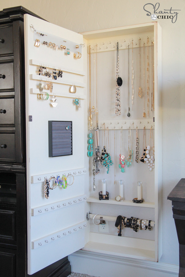 Best ideas about DIY Necklace Storage
. Save or Pin DIY Jewelry Organizer Shanty 2 Chic Now.