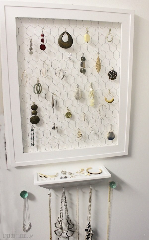 Best ideas about DIY Necklace Storage
. Save or Pin DIY Jewelry Organizers • The Bud Decorator Now.