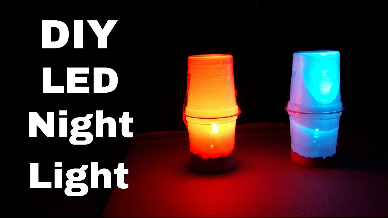 Best ideas about DIY Night Lights
. Save or Pin How to Make Simple LED Table Night Lamp Now.