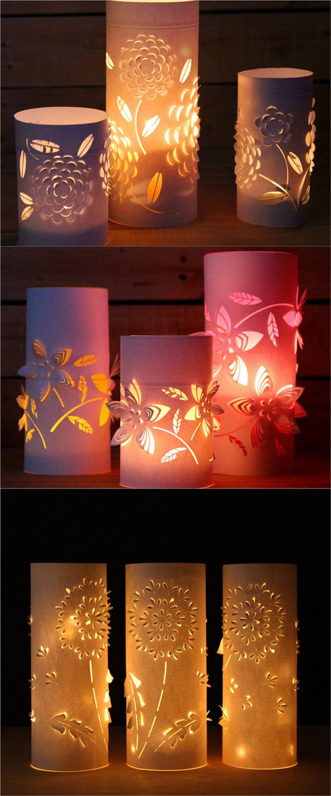 Best ideas about DIY Night Lights
. Save or Pin DIY Paper Night Light A Piece Rainbow Now.
