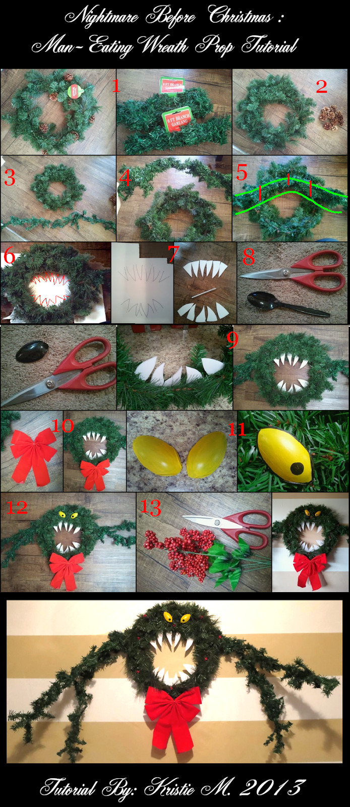 Best ideas about DIY Nightmare Before Christmas
. Save or Pin DIY Nightmare Before Christmas Wreath s Now.