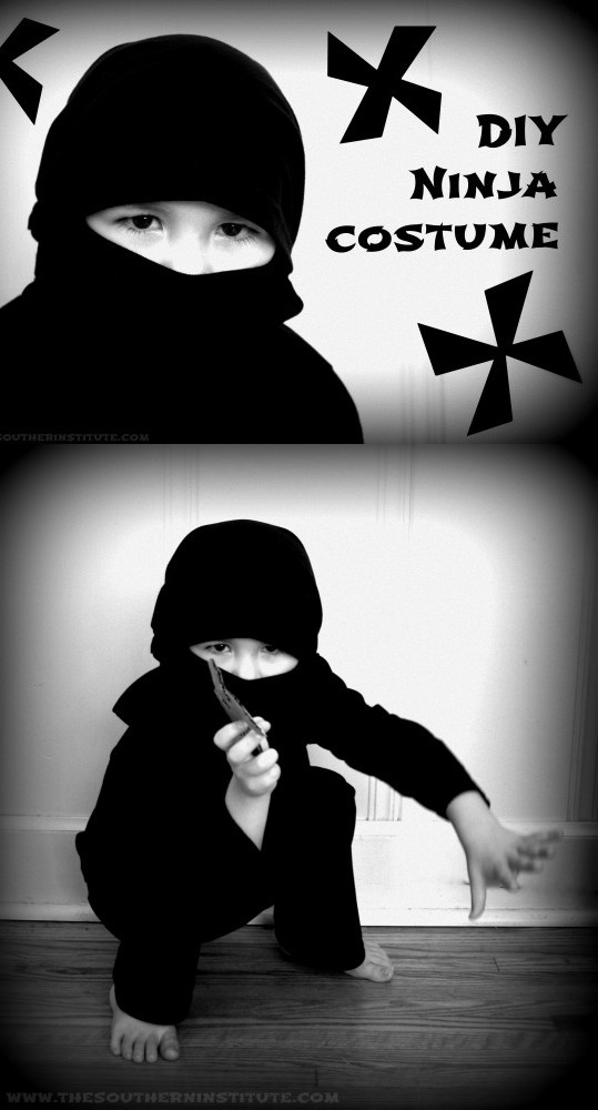 Best ideas about DIY Ninja Mask
. Save or Pin DIY No Sew Ninja Costume Tutorial Andrea s Notebook Now.