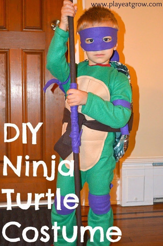 Best ideas about DIY Ninja Turtle Mask
. Save or Pin DIY Teenage Mutant Ninja Turtle Costume Play Eat Grow Now.