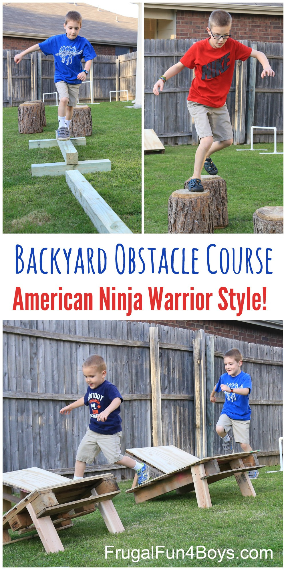 Best ideas about DIY Obstacle Course For Kids
. Save or Pin DIY American Ninja Warrior Backyard Obstacle Course Now.