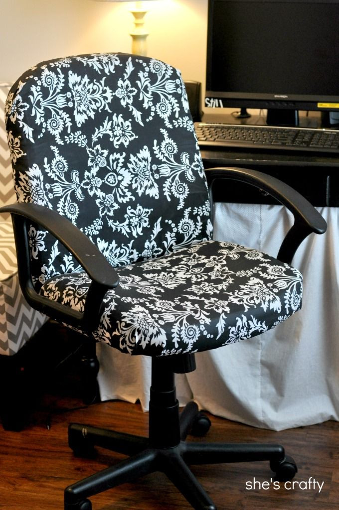 Best ideas about DIY Office Chair
. Save or Pin She s crafty recovered office chair Now.