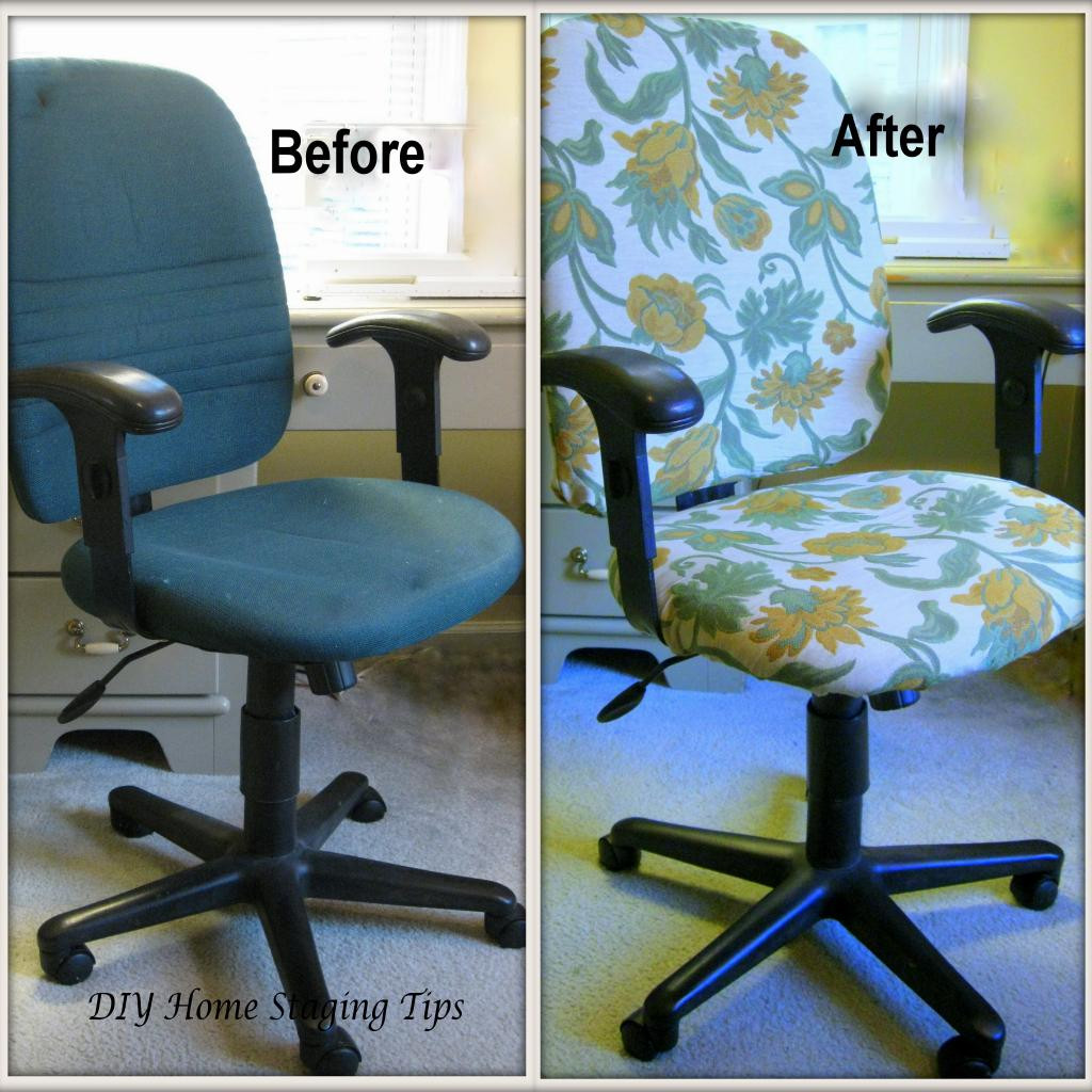Best ideas about DIY Office Chairs
. Save or Pin DIY Home Staging Tips An Easy Way to Dress Up the Now.