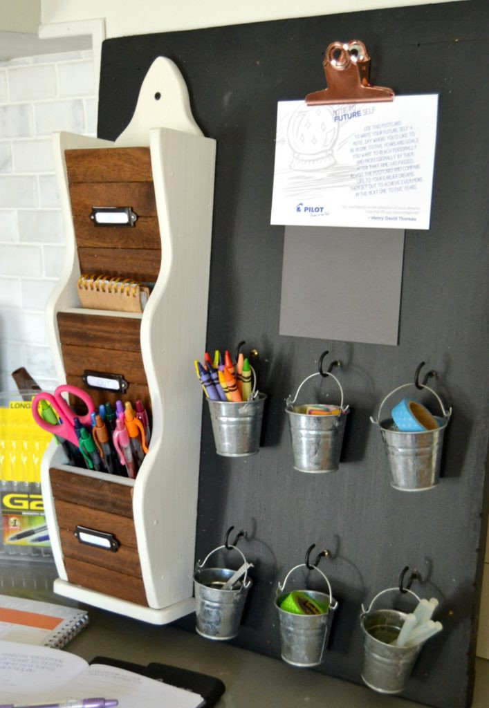 Best ideas about DIY Office Organizers
. Save or Pin DIY Desk Organizer To Make Your Work Flow A Lot Smoother Now.