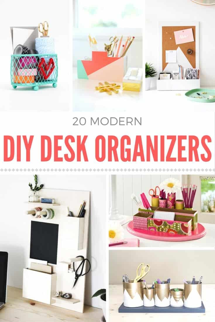 Best ideas about DIY Office Organizers
. Save or Pin How to make a DIY desk organizer Mod Podge Rocks Now.