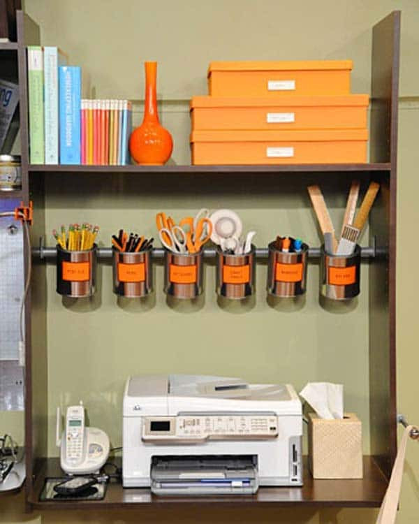 Best ideas about DIY Office Organizers
. Save or Pin 15 Awesome DIY Ways to Organize Your fice Part 1 Now.