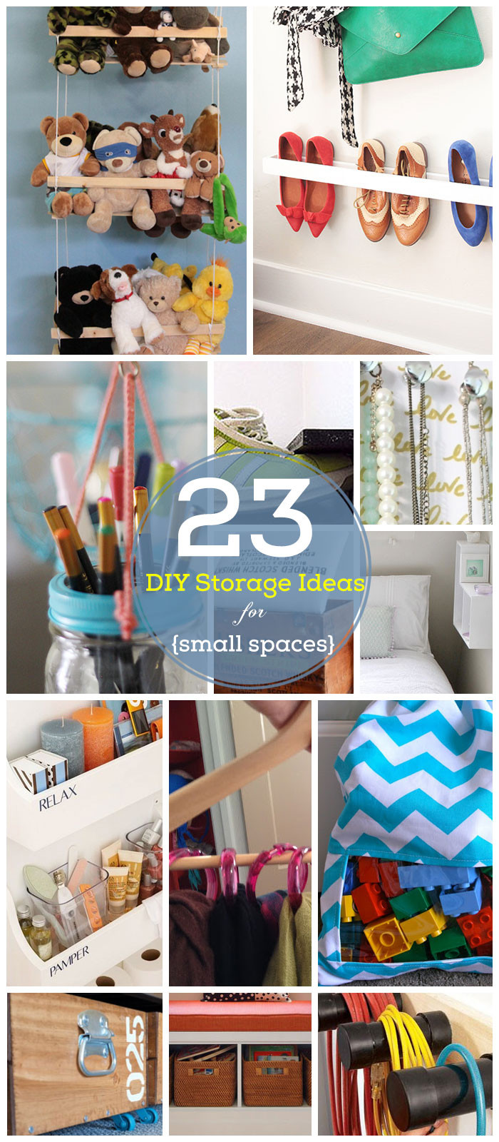 Best ideas about DIY Organizing Ideas
. Save or Pin 32 DIY Storage Ideas for Small Spaces Now.