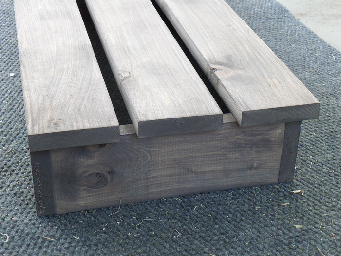 Best ideas about DIY Outdoor Bench
. Save or Pin Easy DIY Outdoor Bench Love Grows Wild Now.