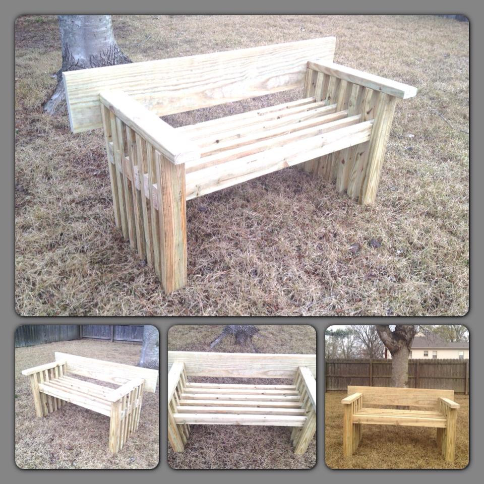 Best ideas about DIY Outdoor Bench
. Save or Pin DIY Garden Bench Now.