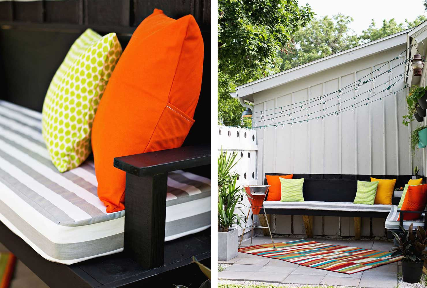 Best ideas about DIY Outdoor Bench Cushion
. Save or Pin 45 DIY Patio Ideas to Brighten Your Space Now.