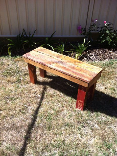 Best ideas about DIY Outdoor Bench Seat
. Save or Pin DIY Pallet Bench Now.