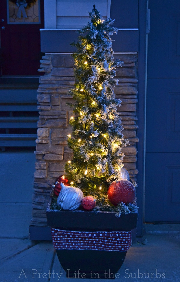 Best ideas about DIY Outdoor Christmas Tree Made Of Lights
. Save or Pin 25 best ideas about Outdoor Christmas Trees on Pinterest Now.