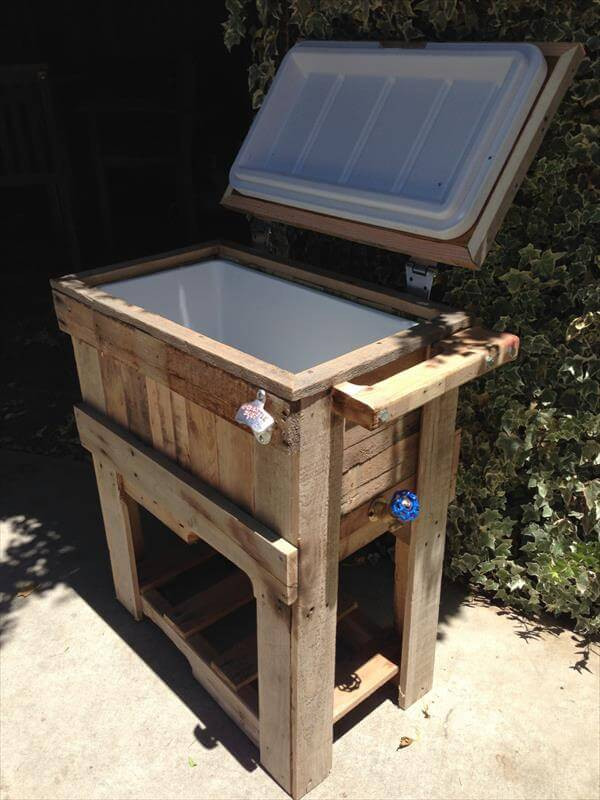 Best ideas about DIY Outdoor Cooler
. Save or Pin DIY Rustic Outdoor Pallet Cooler Now.