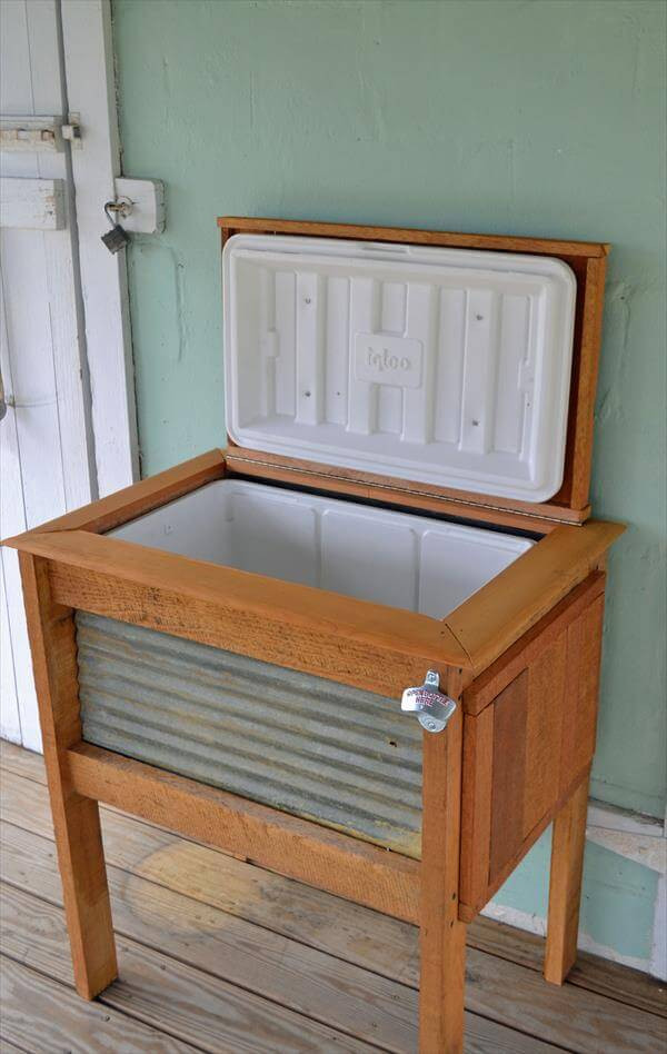 Best ideas about DIY Outdoor Cooler
. Save or Pin DIY Rustic Pallet Wood Outdoor Cooler Now.